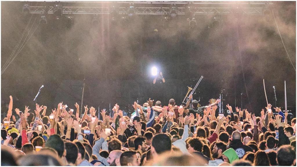 Edición pasada del festival del Asalto ao Castelo de Vimianzo