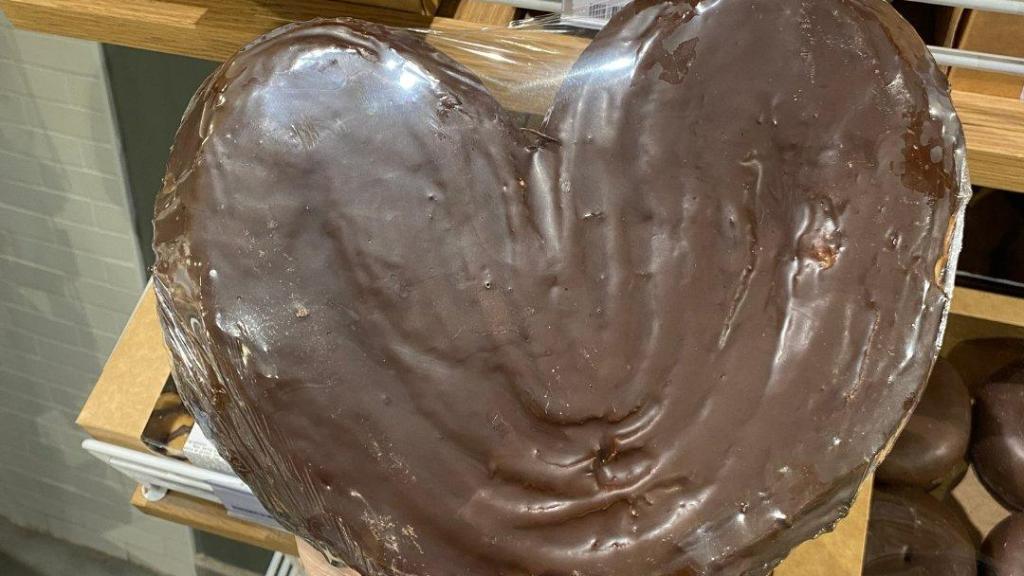 Una palmera de chocolate.