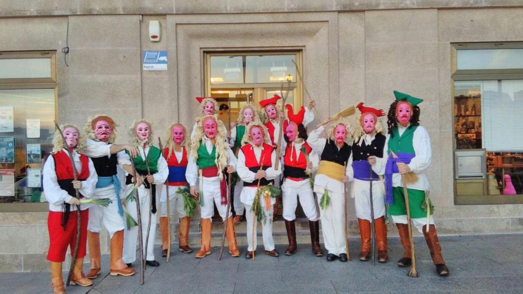 Os Merdeiros en el Casco Vello de Vigo.