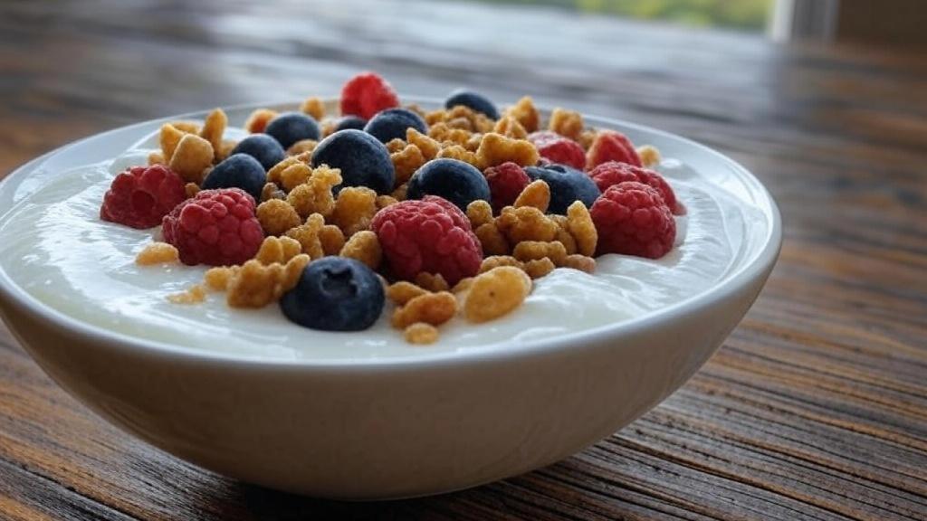 Imagen de archivo de un yogur.