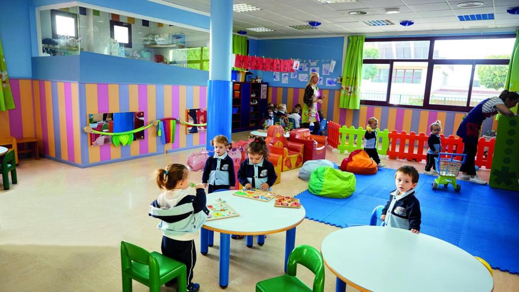 Niños en un colegio