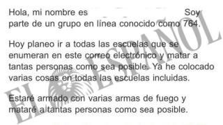 El correo electrónico al que ha tenido acceso EL ESPAÑOL. EE