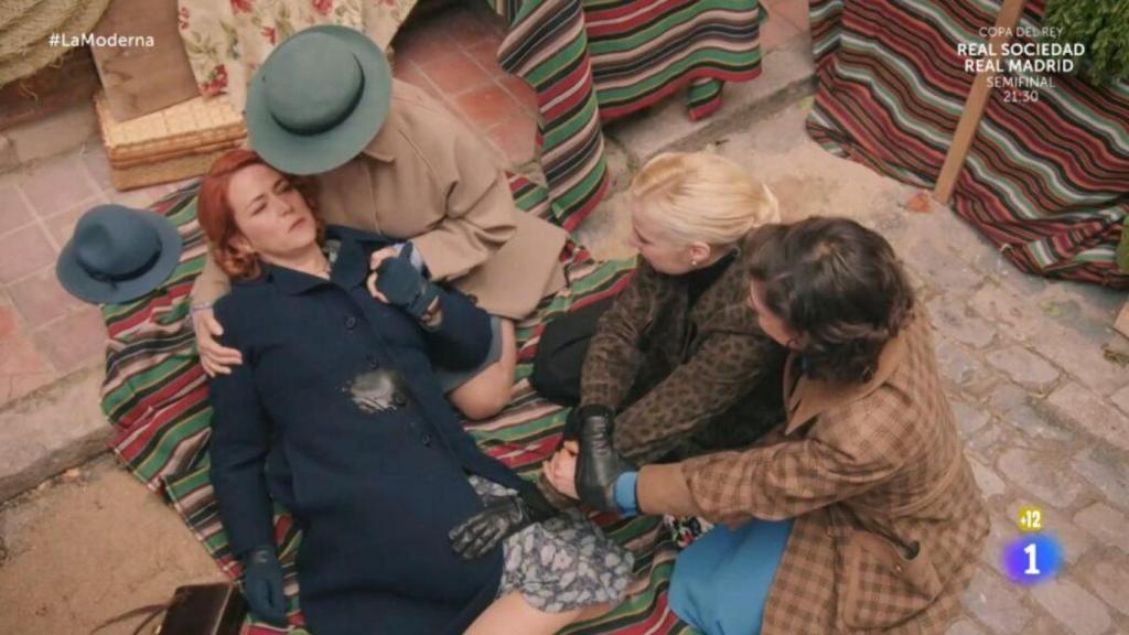 Escena de la muerte de Antonia en 'La Moderna'.