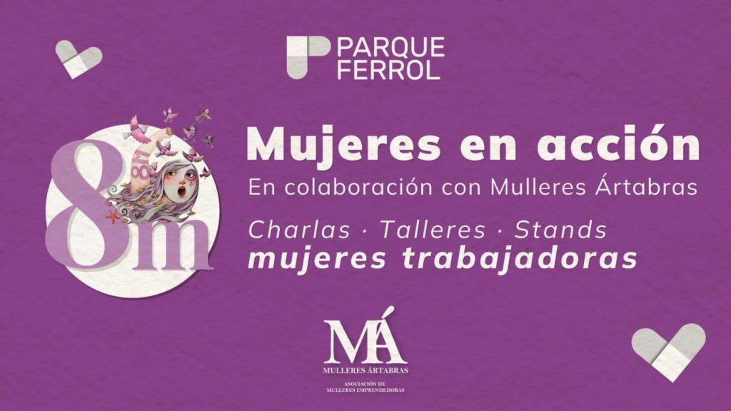 Mujeres en Acción en colaboración con Mulleres Ártabras con motivo del 8M