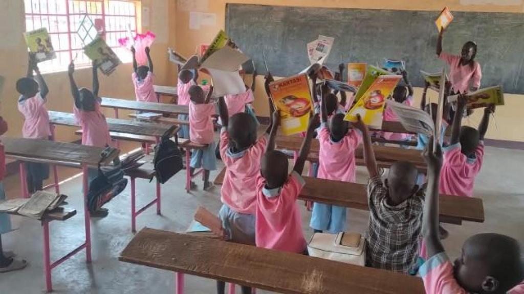 Los estudiantes en clase.