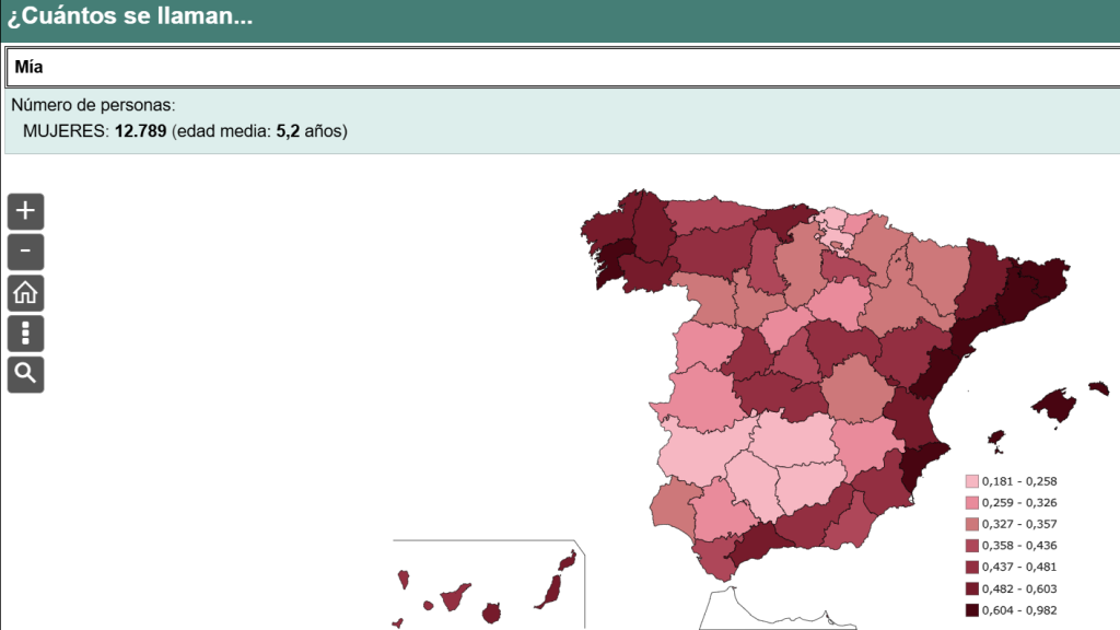 Captura de pantalla del INE.