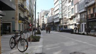 La calle de San Andrés, en A Coruña, tras el fin de las obras.