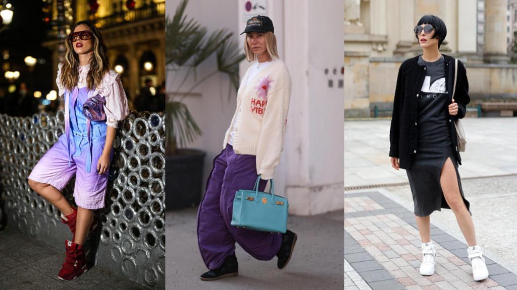 Vuelve la moda de las Isabel Marant (las 'sneakers' con cuña) 10 años después.