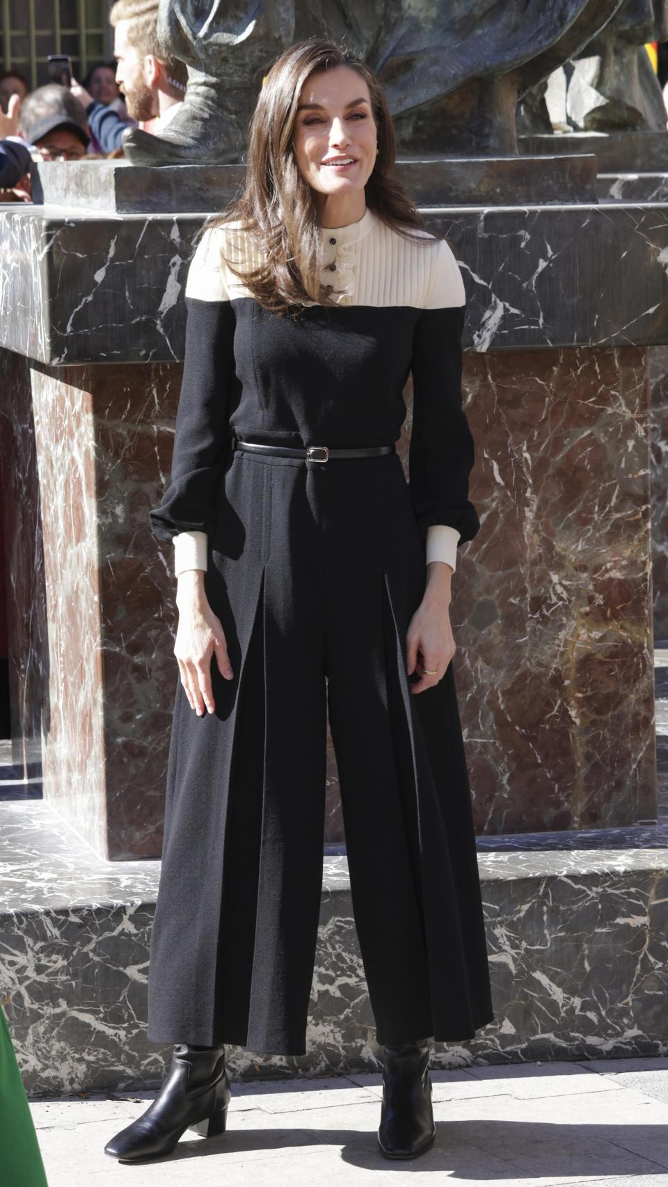 La reina Letizia, a su llegada a Caravaca de la Cruz el pasado 6 de febrero.