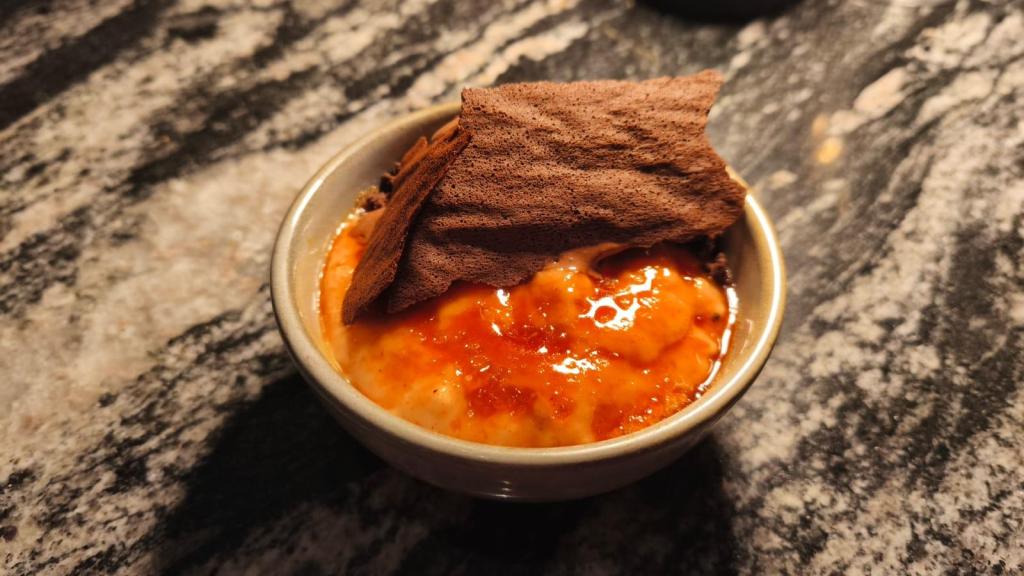 Crema catalana de calabaza.