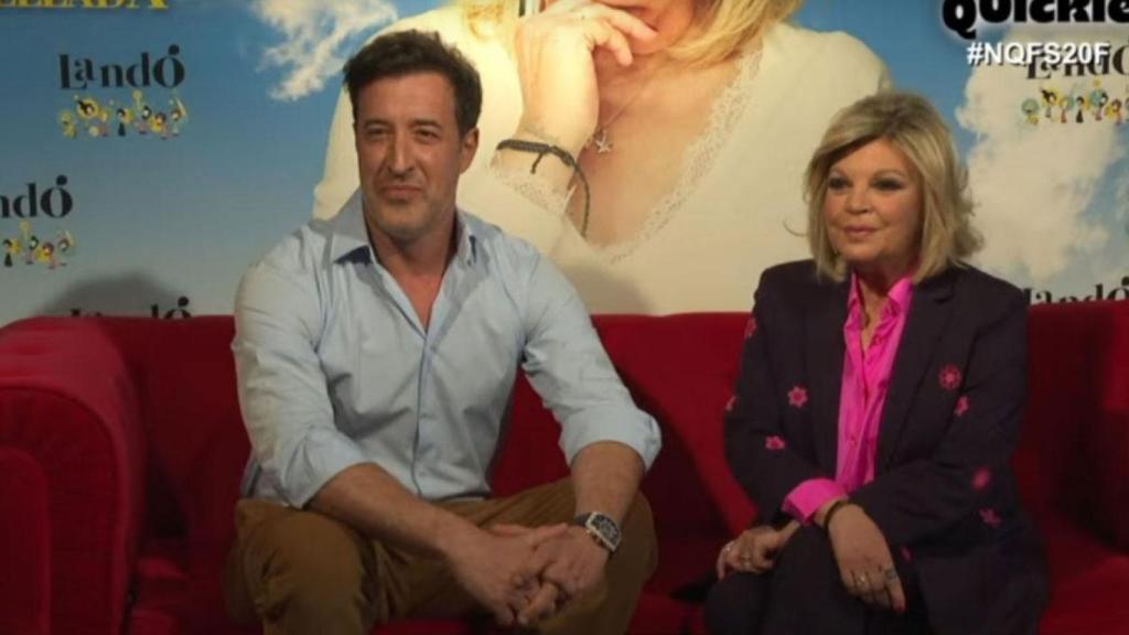 César Lucendo junto a Terelu Campos.