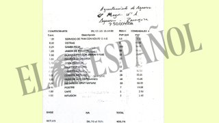 El tique del festín.