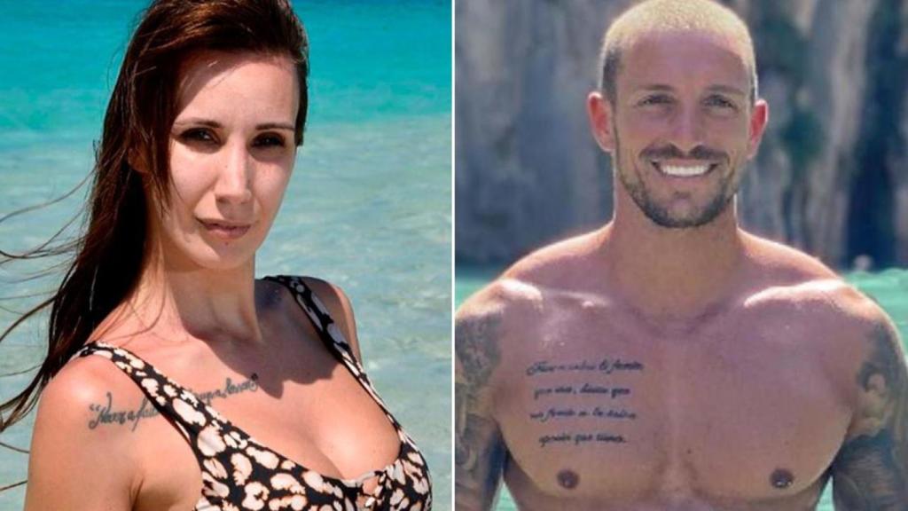 Fani Carbajo y Rubén Torres, en sus posados oficiales de 'Supervivientes'.