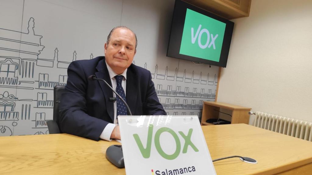 Ignacio Rivas, concejal de Vox en el Ayuntamiento de Salamanca