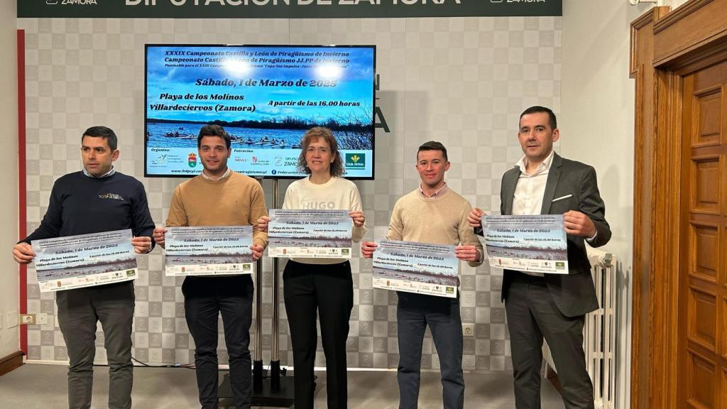 Presentación del Campeonato de Piragüismo de Castilla y León de invierno