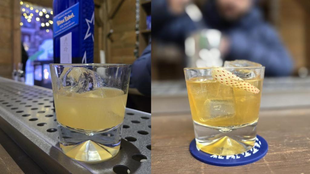 Sutilezas y Jaibol, dos de los cócteles que prepara Borja Insa estos días en Andorra.