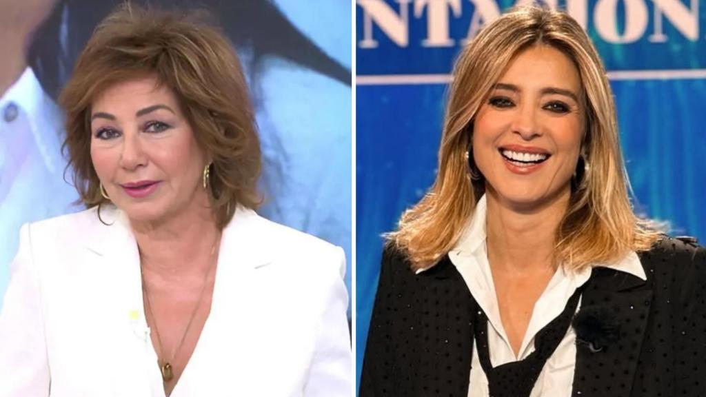 Ana Rosa Quintana y Sandra Barneda, en un fotomontaje de BLUPER.