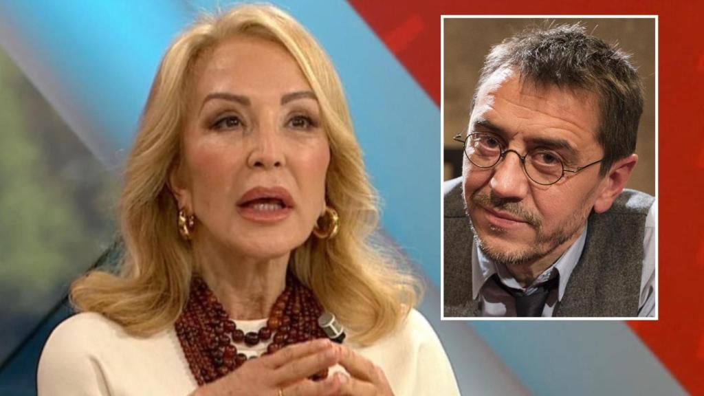 Carmen Lomana en 'Espejo Público' y Juan Carlos Monedero en 'En la frontera'.