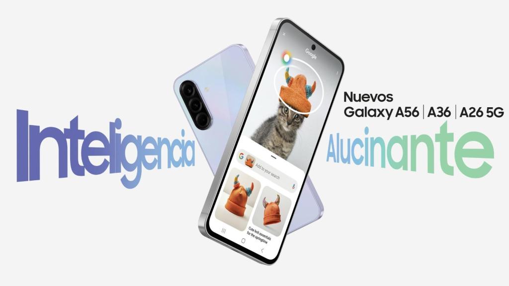 Samsung Galaxy A56, A36 y A26