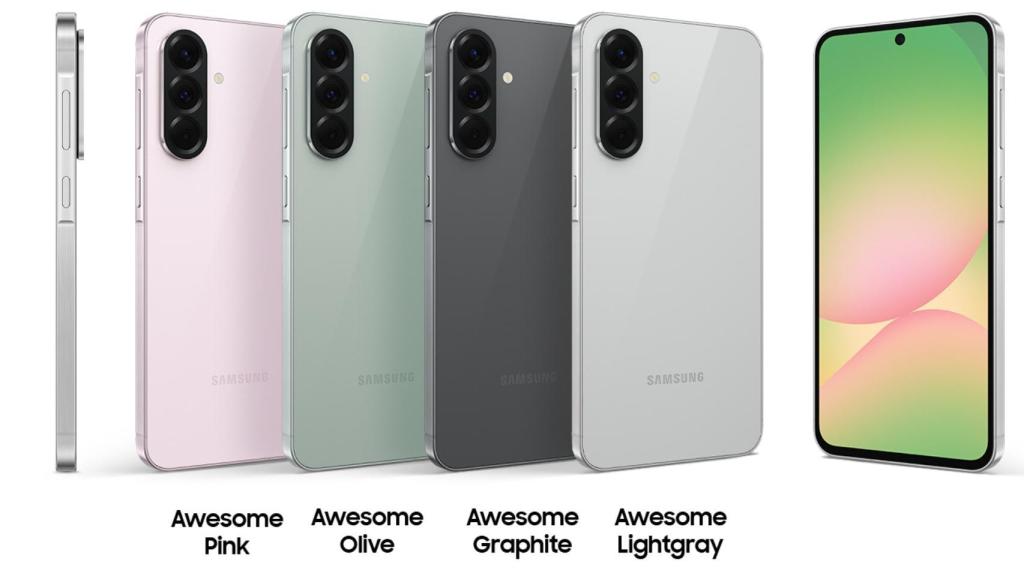 Samsung Galaxy A56, A36 y A26