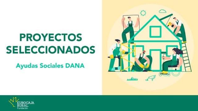 Estos son los ocho proyectos beneficiados por las 'Ayudas Sociales DANA' de Fundación Eurocaja Rural