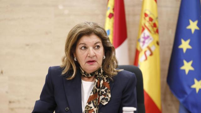 Carmen Amores, este jueves en las Cortes de Castilla-La Mancha.