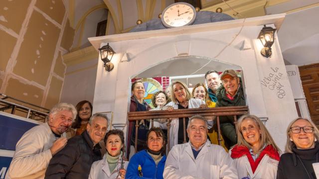 Algunos integrantes de la Peña del Rey Moro.