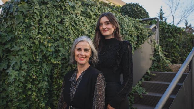 Ana M. Gómez Olmedo y Alexia García Blanco del Programa WAS Junior.