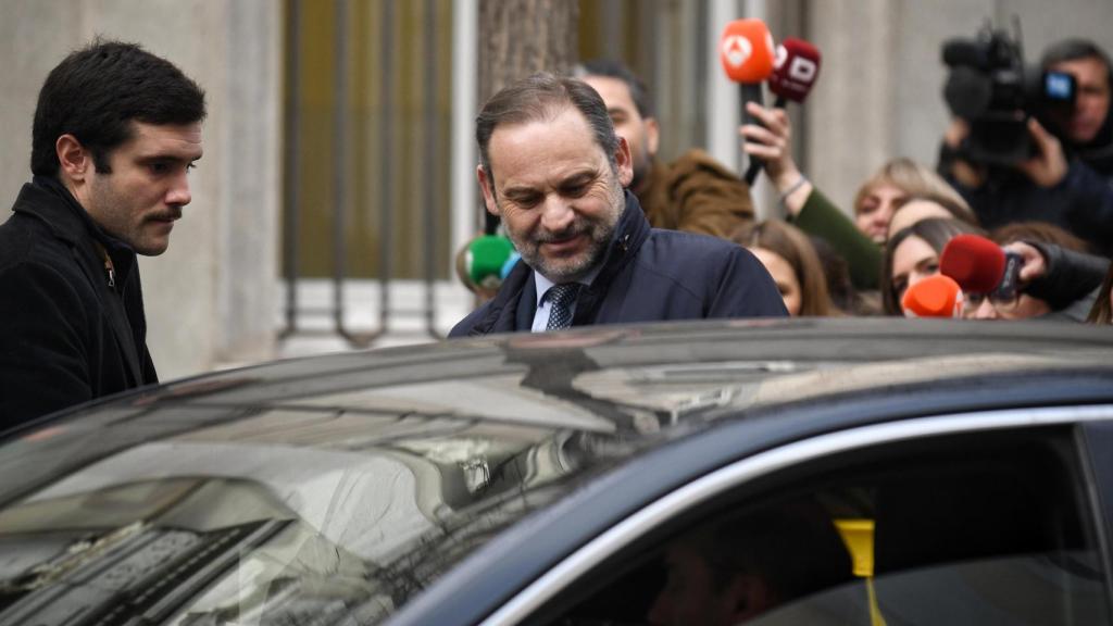 Ábalos el pasado 20 de febrero en el Supremo.