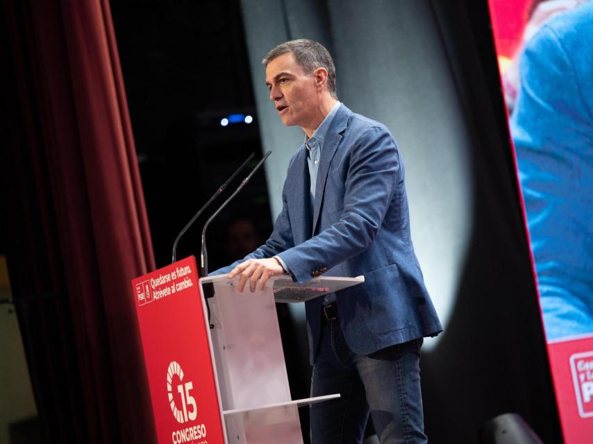 El secretario general del PSOE y presidente del Gobierno, Pedro Sánchez.
