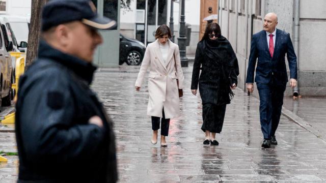 Jésica Rodríguez, el jueves a su llegada al Tribunal Supremo.