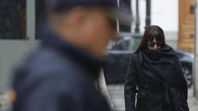 Jésica Rodríguez, este jueves, a su llegada al Supremo.