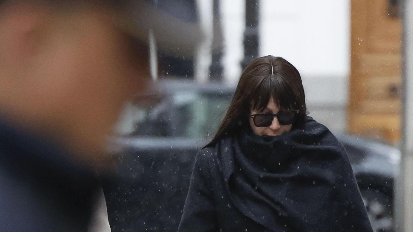 Jésica Rodríguez, a su llegada al Supremo para testificar.