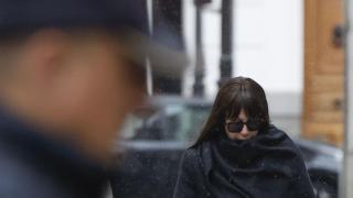 Jésica Rodríguez, este jueves, a su llegada al Supremo.