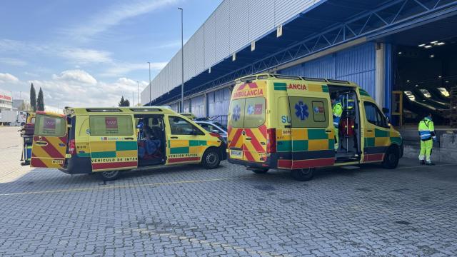 El 112 en el Centro de Transportes de Madrid.