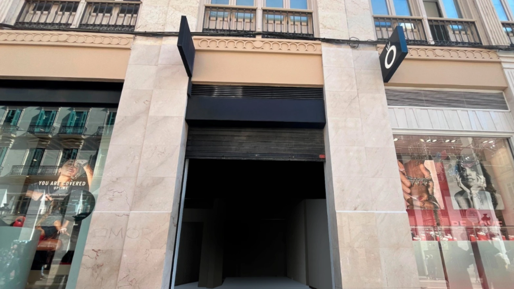 Local donde se instalará la nueva tienda del Málaga CF