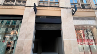Local donde se instalará la nueva tienda del Málaga CF