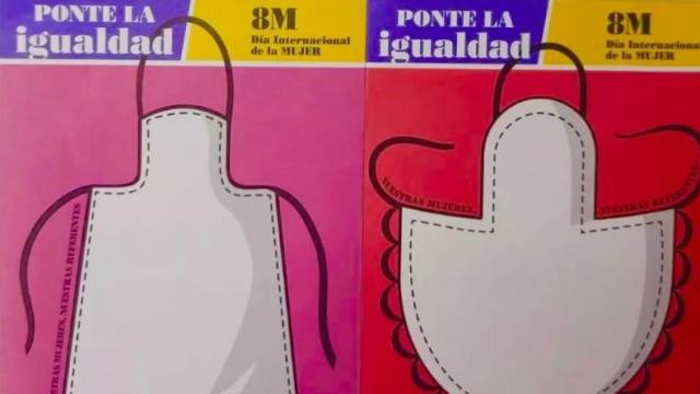 Cartel de la campaña del 8M del Gobierno de La Rioja en 2025.