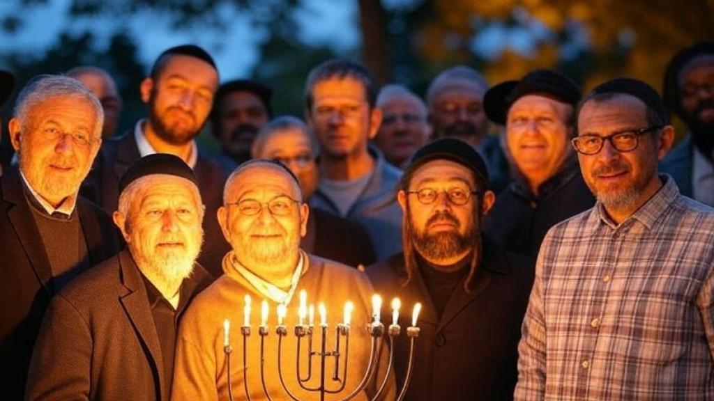 Imagen de archivo de personas judías.