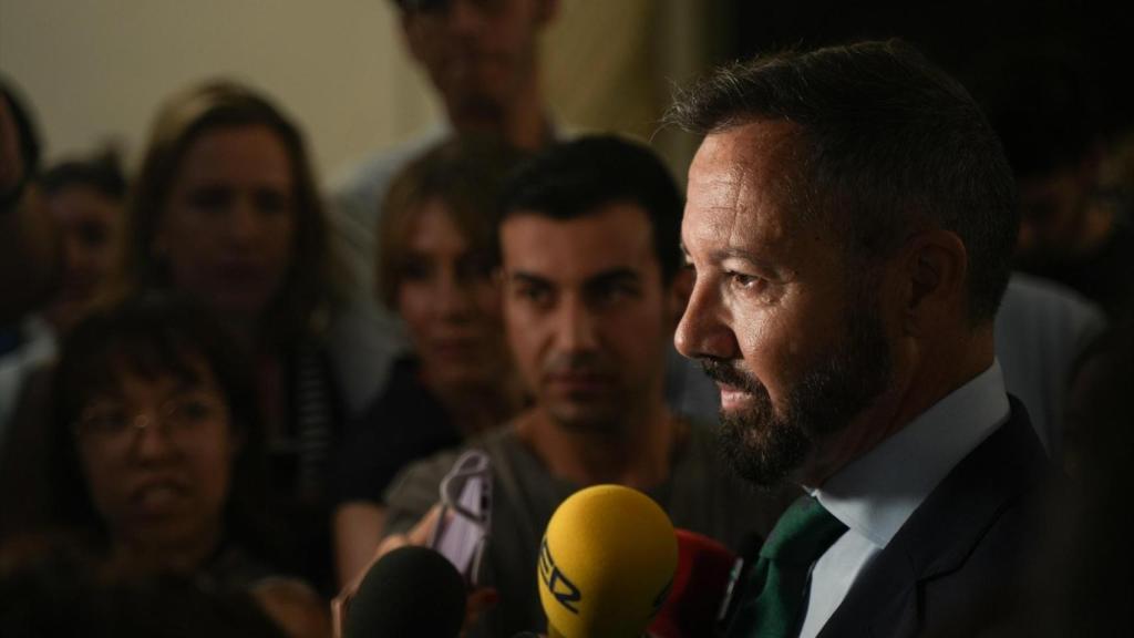 El teniente de alcalde y portavoz de Vox en el Ayuntamiento de Valencia, Juanma Badenas. Jorge Gil / EP