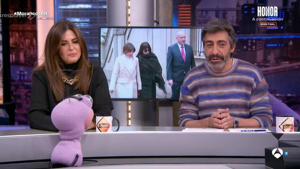 Nuria Roca y Juan del Val en 'El Hormiguero'.