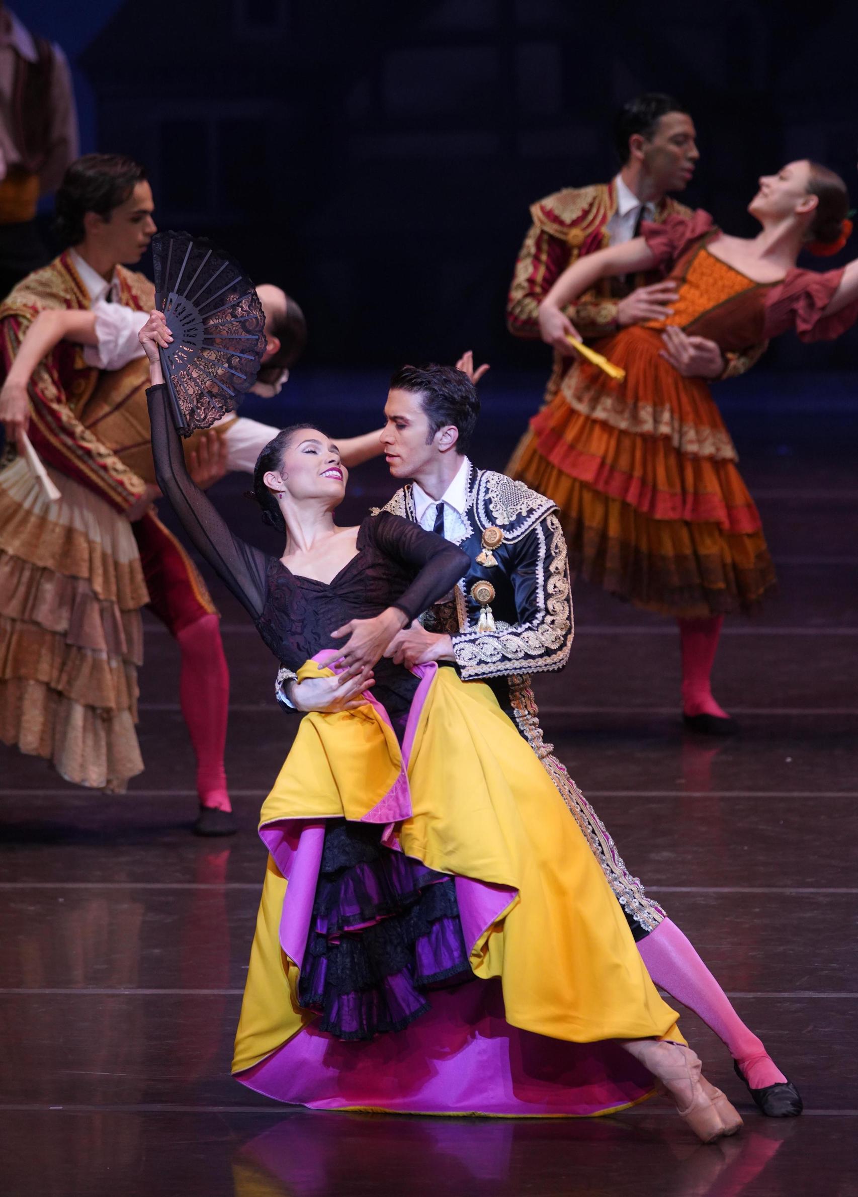 Un momento del espectáculo 'Don Quijote' en el Teatro Real. Foto: Javier del Real