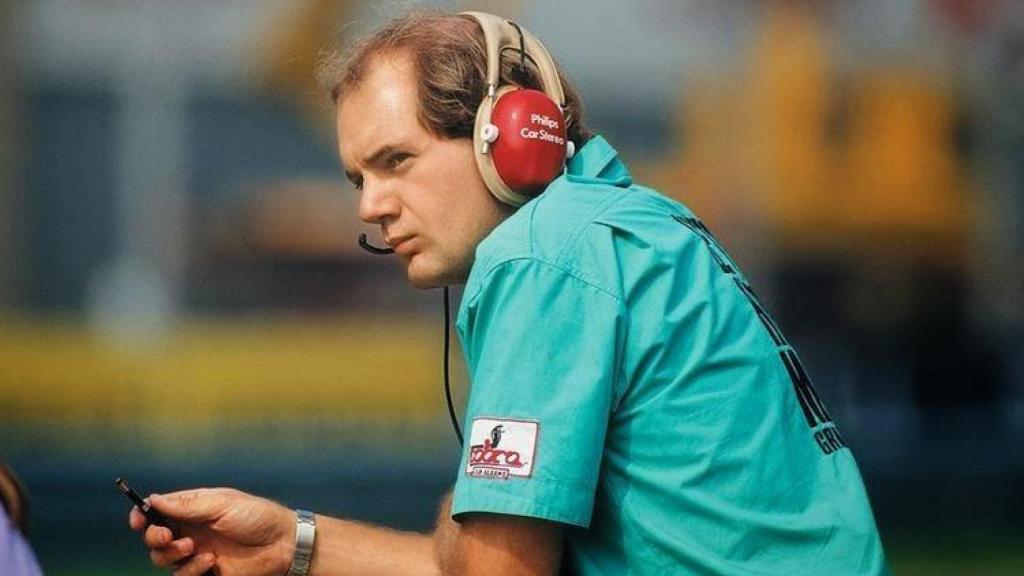 Adrian Newey, en su época en Leyton House