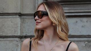 Chiara Ferragni, con un look integral de 'animal print'.