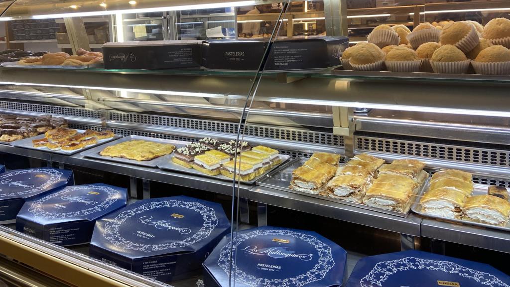 Parte de su mostrador.