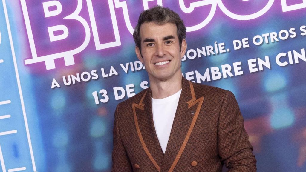 Dani Muriel en el hpotocall del estreno de la película 'Hotel Bitcoin'