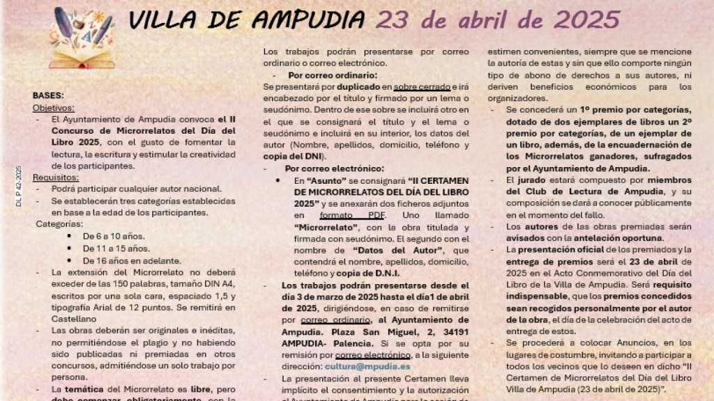 Concurso microrrelatos Ampudia