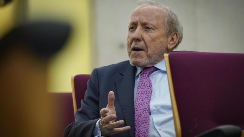 Tomás López, durante su entrevista con EL ESPAÑOL.