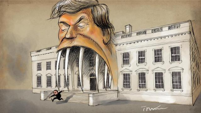 El matón de la Casa Blanca.