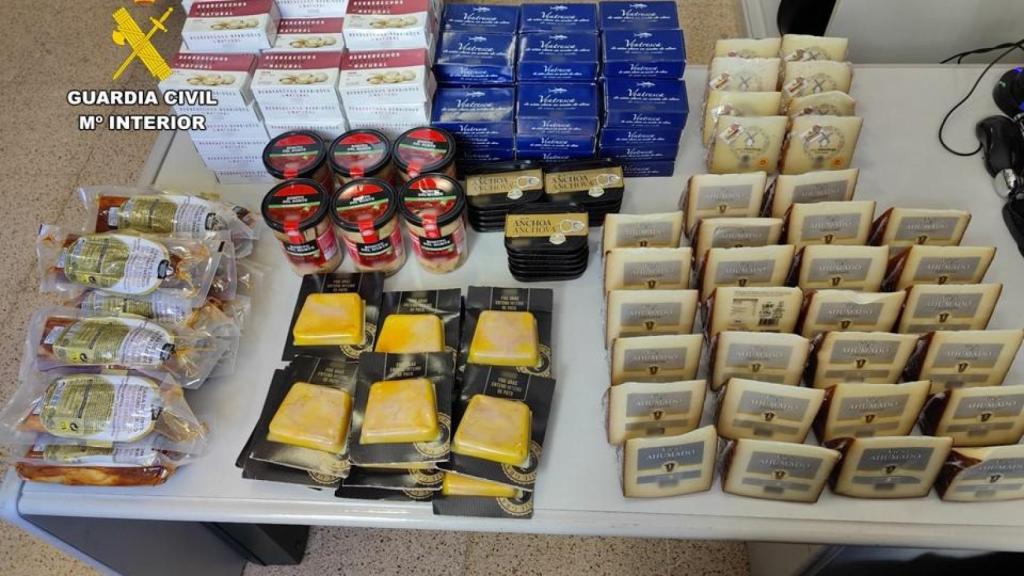 Los alimentos intervenidos.